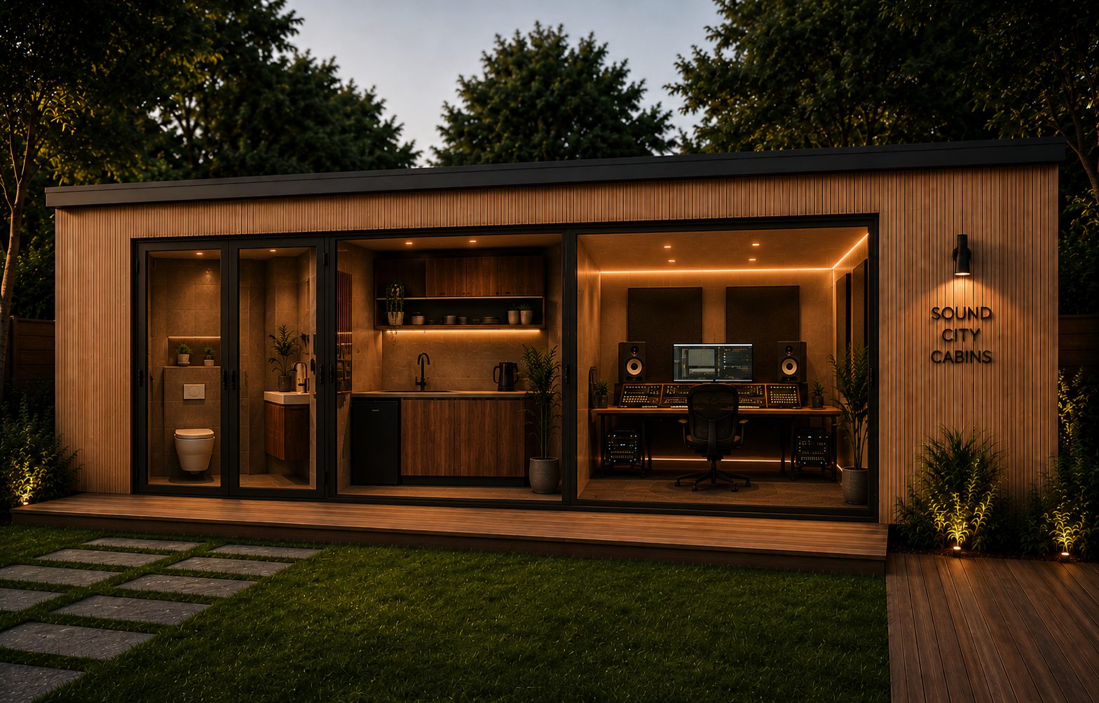 Sound City Cabins — muziekstudio cabin